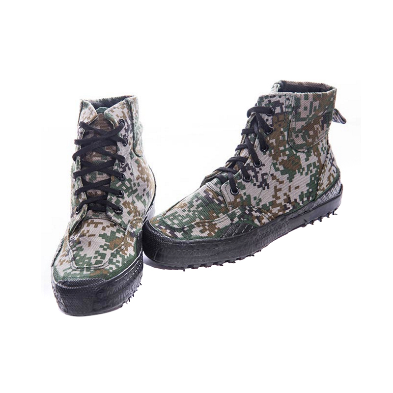 安赛瑞 10422 高腰迷彩作训鞋 41码 （单位：双） 数码迷彩 