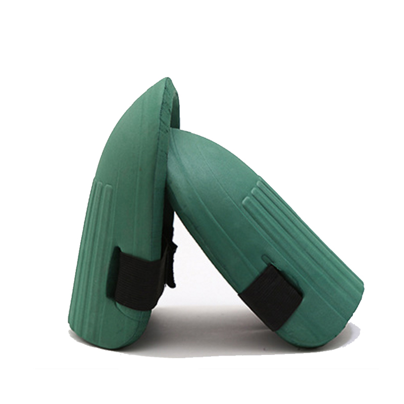 安赛瑞 13838 EVA材质 工业抗疲劳护膝 19*15*1.3cm 5副/包 （单位：包） 带可调节魔术贴 墨绿色