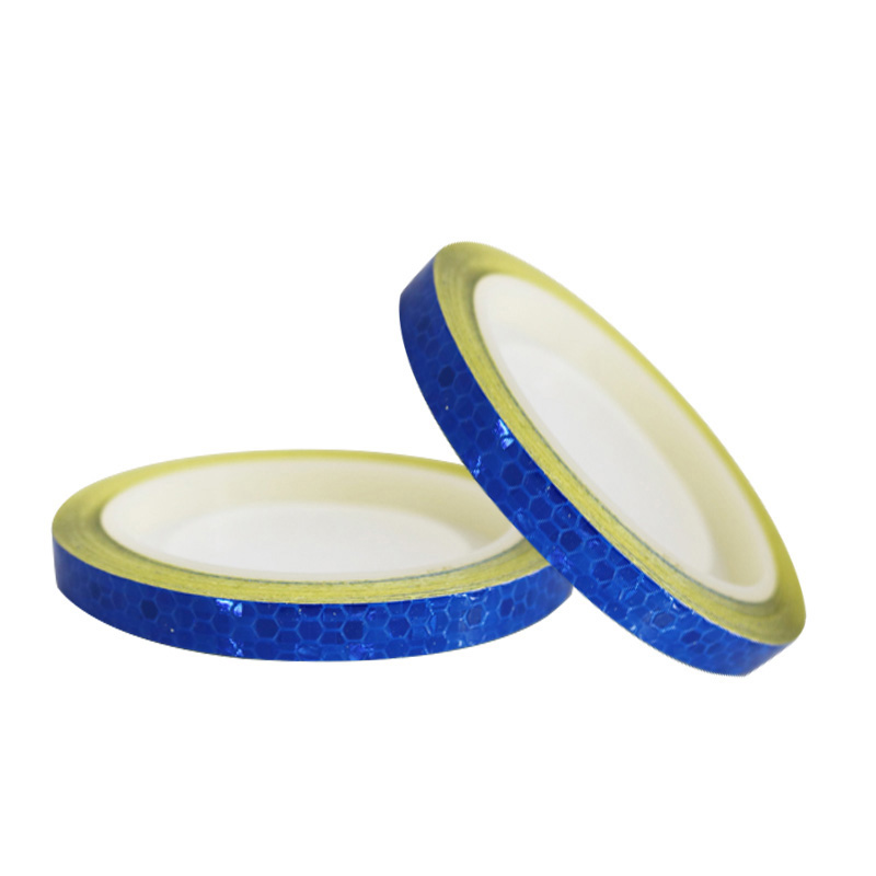 安赛瑞 13301 安全帽警示反光贴 1cm*8m 2卷/包 （单位：包） 晶格反光材料 蓝色