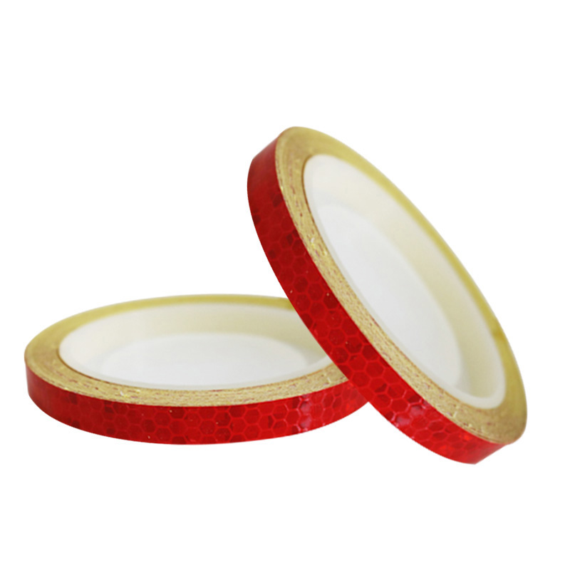 安赛瑞 13302 安全帽警示反光贴 1cm*8m 2卷/包 （单位：包） 晶格反光材料 红色