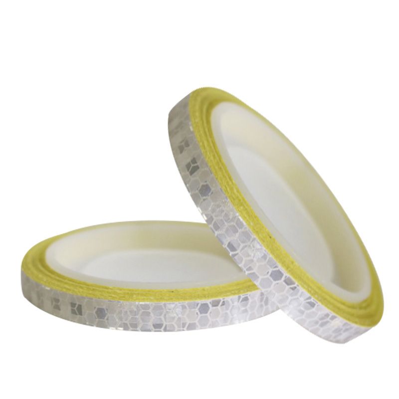 安赛瑞 13303 安全帽警示反光贴 1cm*8m 2卷/包 （单位：包） 晶格反光材料 白色