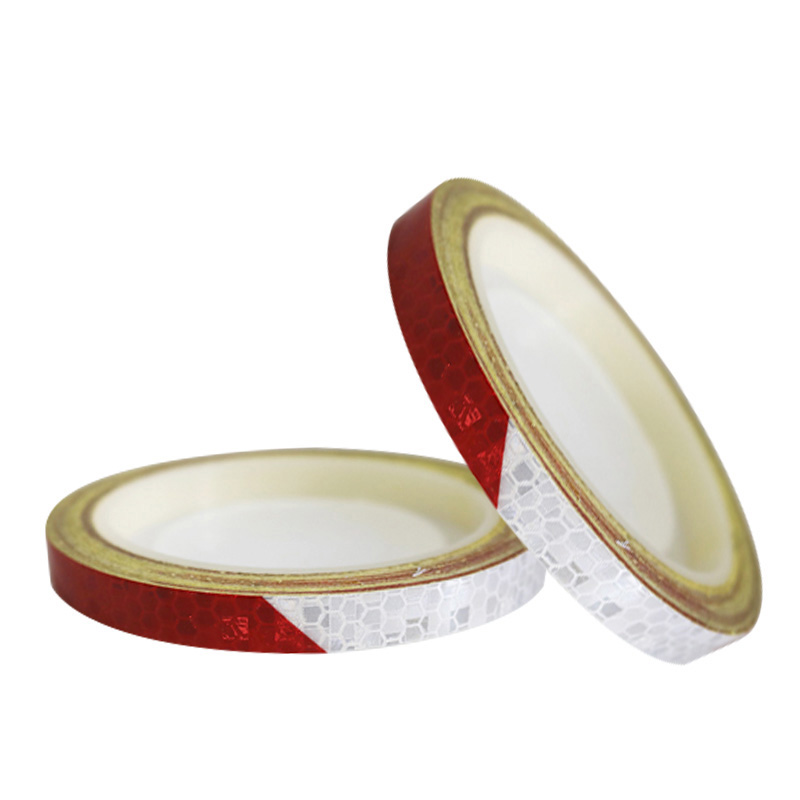 安赛瑞 13306 安全帽警示反光贴 1cm*8m 2卷/包 （单位：包） 晶格反光材料 红白