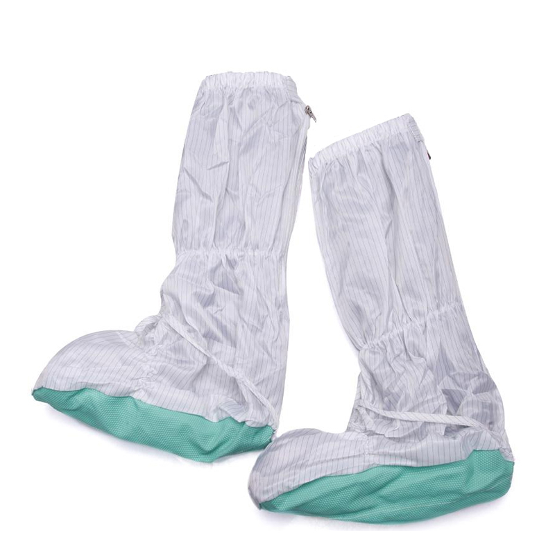 安赛瑞 10931 高筒防静电软底鞋靴 5双/包 （单位：包）  白色