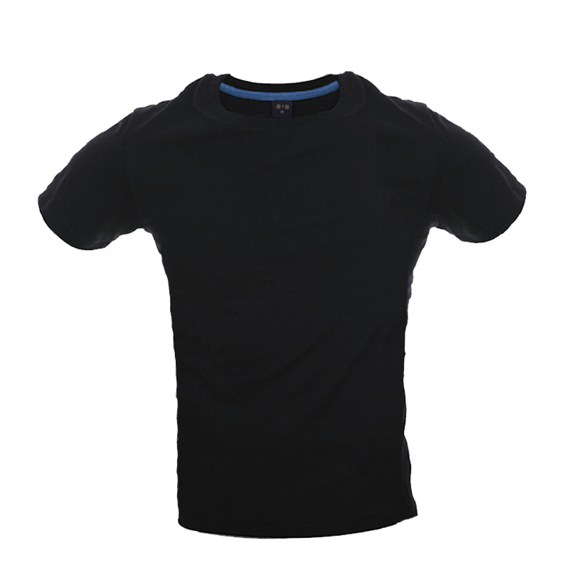 安赛瑞 11256 劳保圆领棉质短袖T恤 M码 （单位：件） 纯棉材质 黑色