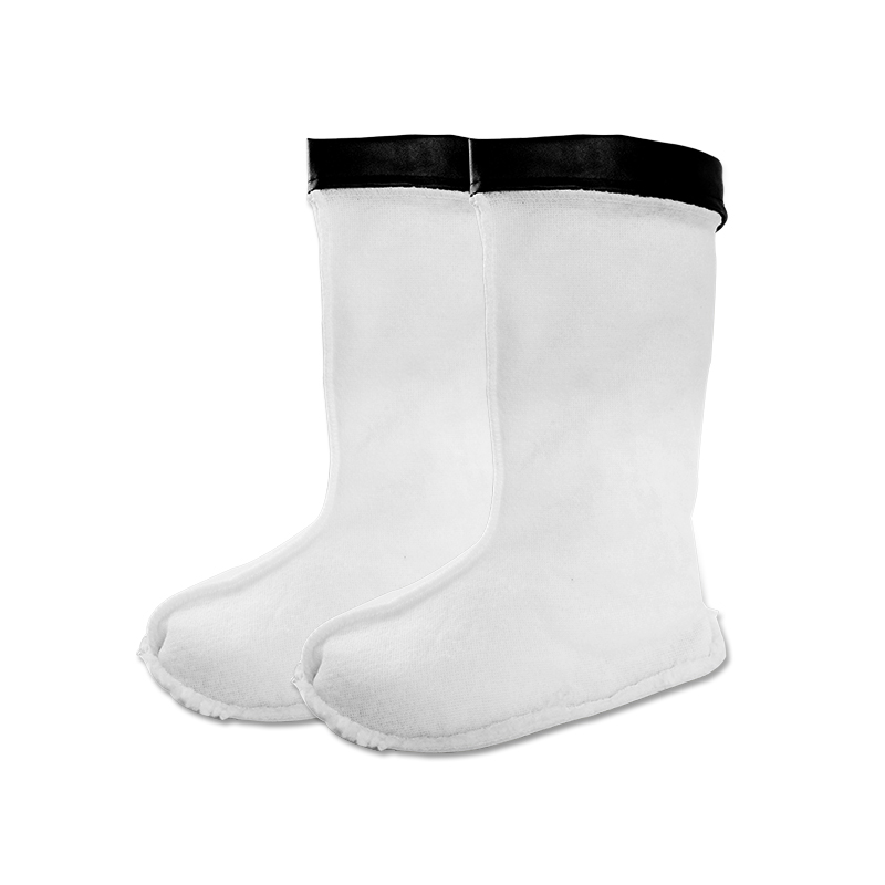 安赛瑞 25533-46 冬季中筒雨鞋棉套 46码 （单位：双） 长度约34CM 白色