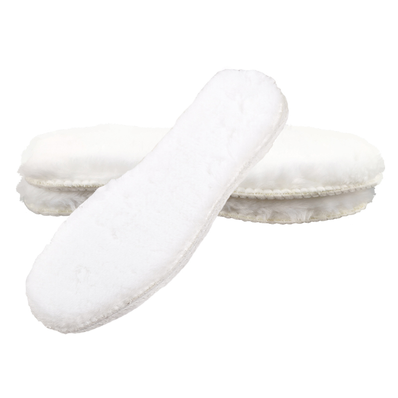 安赛瑞 25562-44 保暖加绒鞋垫 44码 （单位：双） 长约27CM 白色