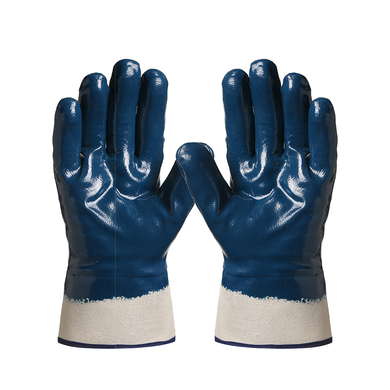 好员工 DJ900-L 丁腈涂层手套 10付/打 （单位：包）  蓝色