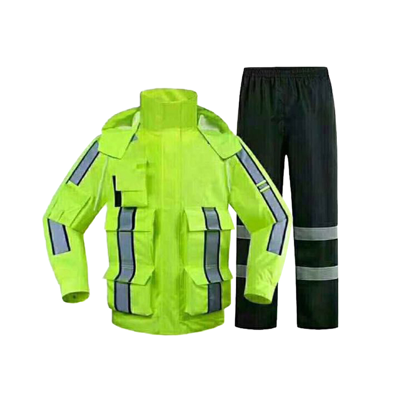 星工（XINGGONG） 交警反光分体 雨衣雨裤服装套装 185码 （单位：套）  荧光绿