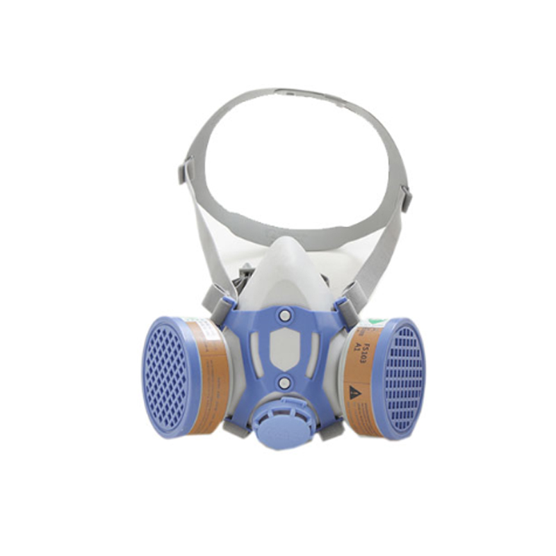 华信 HP102S 双滤盒硅胶半面罩 均码 （单位：个）  浅灰色