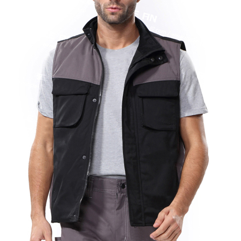 安大叔 JJ-A234 棉马甲 2XL码 （单位：件）  黑色