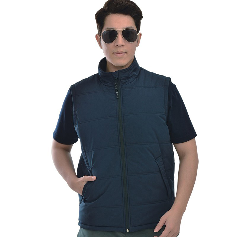 安大叔 JJ-A664 棉马甲 2XL码 （单位：件）  藏青色