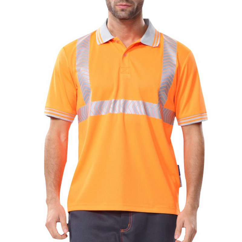 安大叔 JJ-E773 反光T恤 XL码 （单位：件）  荧光橙