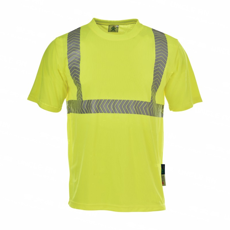 安大叔 JJ-E774 反光T恤 M码 （单位：件）  荧光黄
