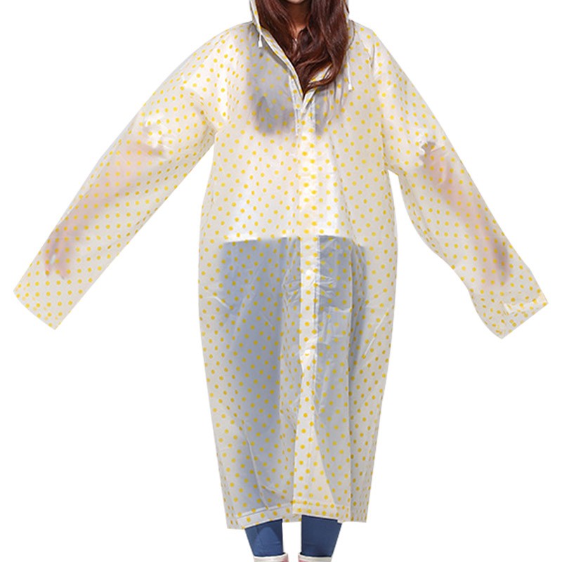 易美丽诺 LC0050 便携式雨衣 衣长118cm 衣宽58cm 袖长82cm 2件/套 （单位：套）  黄色