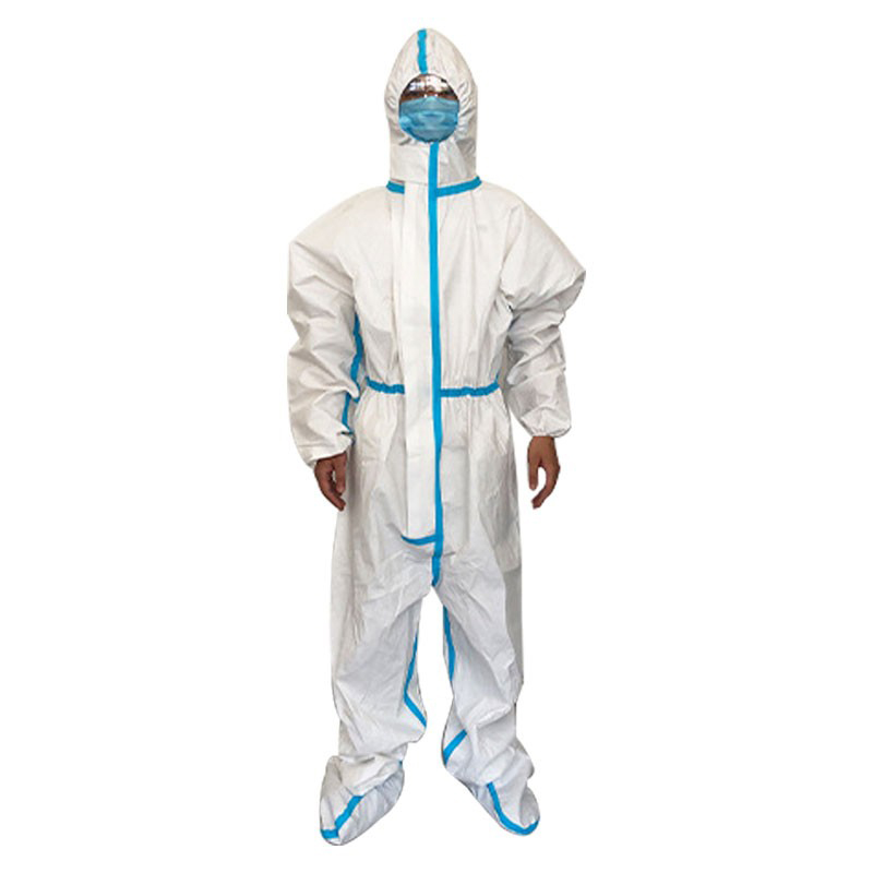 易美丽诺 LSL0139 一次性防护服 XXL码 连体式 连脚款 （单位：件）  