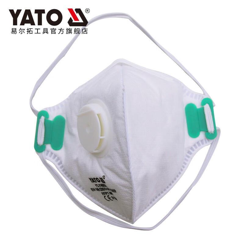 易尔拓 YT-84956NF 带阀防尘面罩  （单位：个） FFP2 PP布 