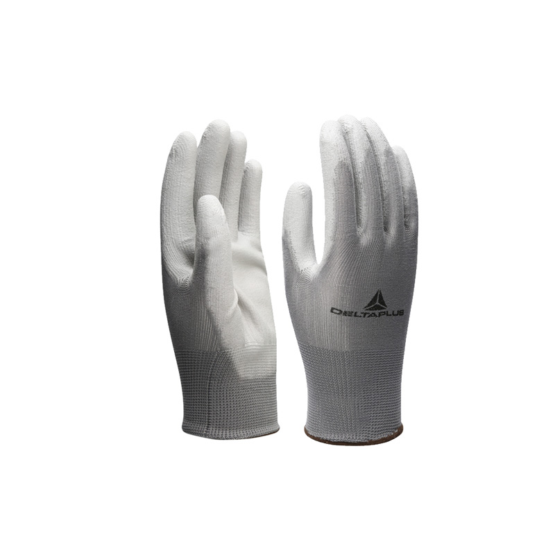 代尔塔（Delta） VE702PG(201705) PU耐脏精细操作手套 9号 12副/打 （单位：包）  灰色