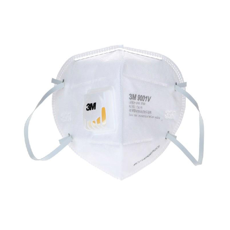 3M 9001V 颗粒防护口罩 KN90 （单位：只）  白色