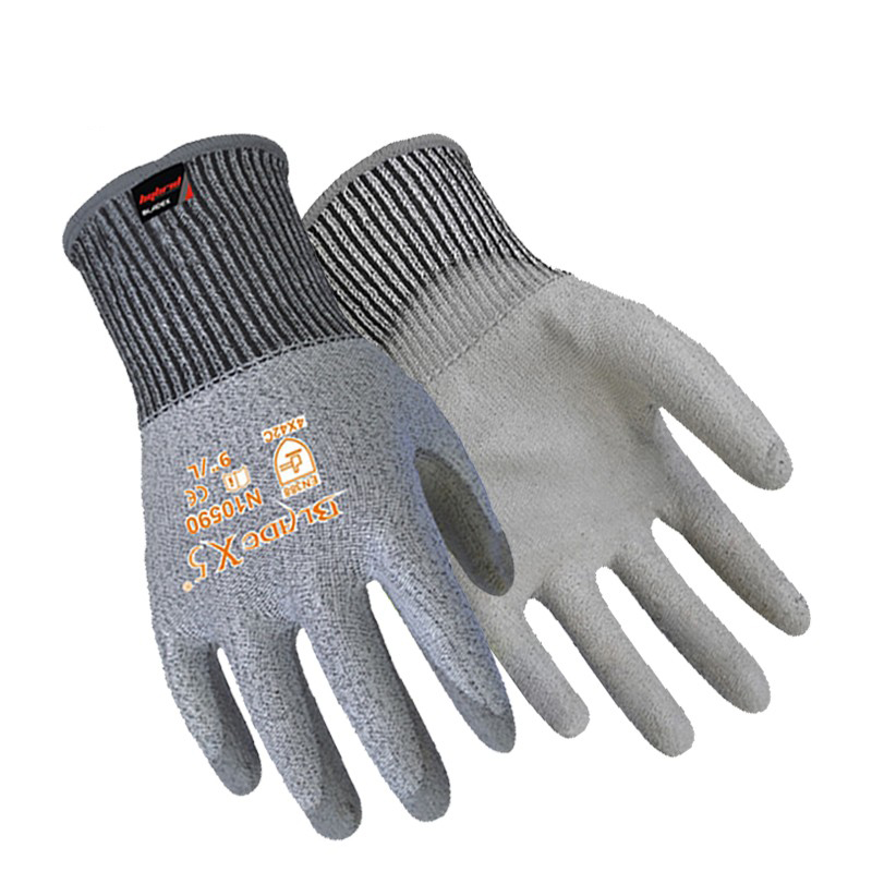 赛立特 N10590 5级PU防切割手套 9码 （单位：双）  灰色