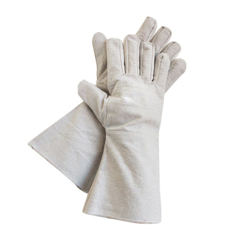 北豪 T-ST001 帆布手套 38*17cm 10双/包 12包/袋 （单位：袋）  白色