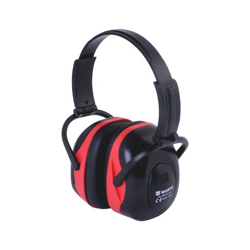 伍尔特(WURTH) 899300360 防噪音耳罩 EN352-1 （单位：个）  红/黑