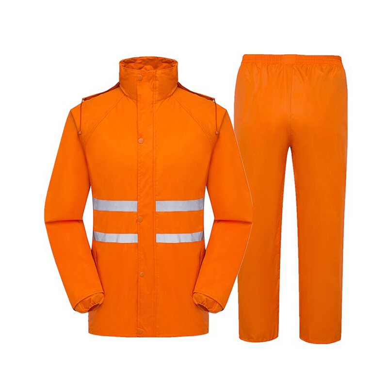 燕王 YW-886 交通环卫反光警示雨衣 XXL码 （单位：套） 分体式 桔黄