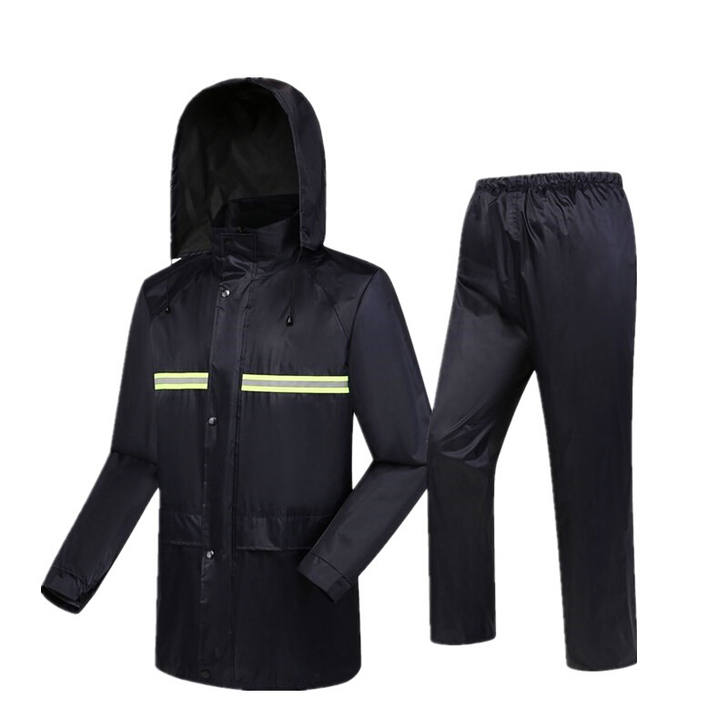 燕王 YW-617-MAX 安全反光雨衣套装 L码 （单位：套） 分体式 深藏青