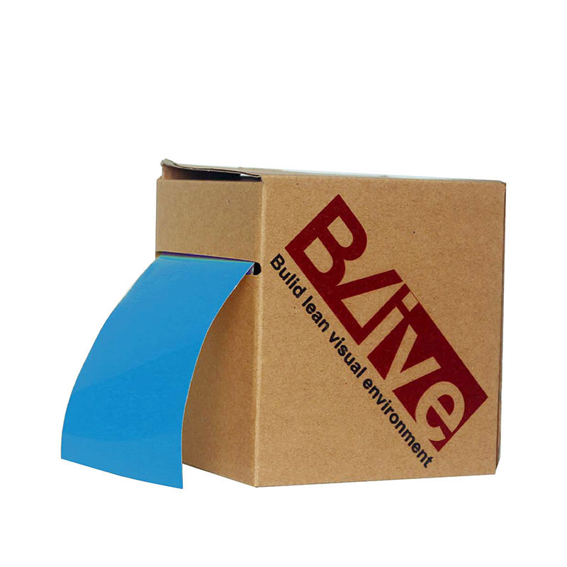 BLIVE BL-NTH-100-BL 地贴胶带 100MM*22M （单位：卷） 揭除无残胶聚酯 蓝色