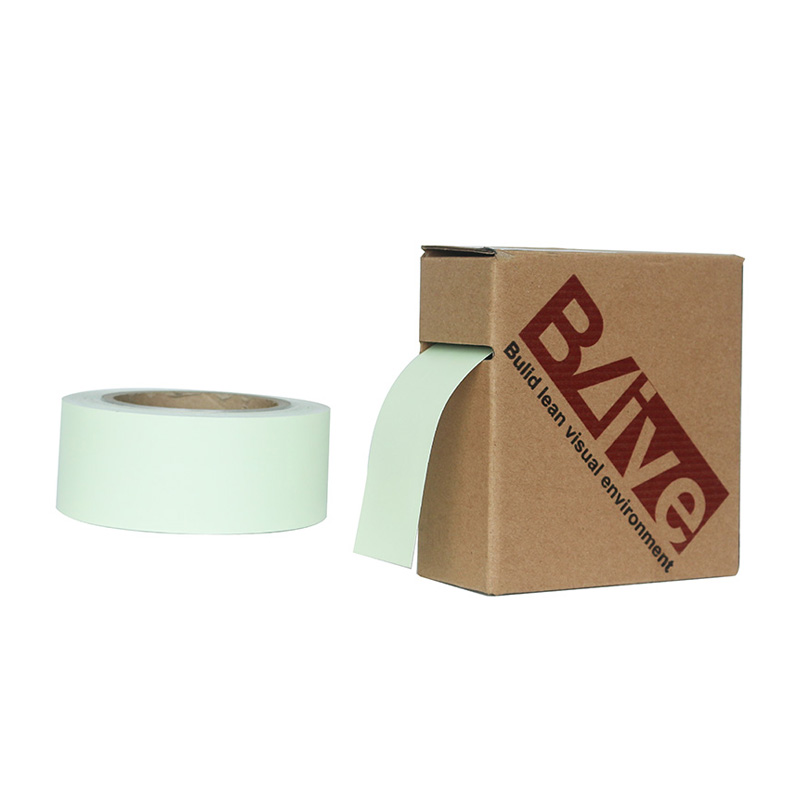 BLIVE BL-GW-50-WT 警示划线自发光地贴胶带 50MM*22M （单位：卷） 工程反光膜+自粘性PET 白色