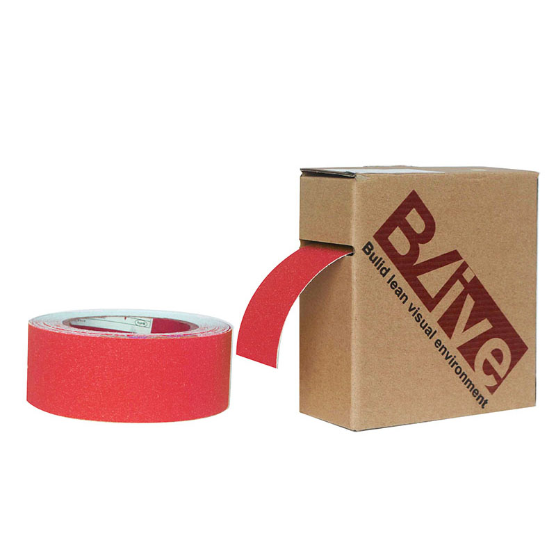 BLIVE BL-ANTI-50-RD 防滑磨砂地贴胶带 50MM*15M （单位：卷） 磨砂材质 红色