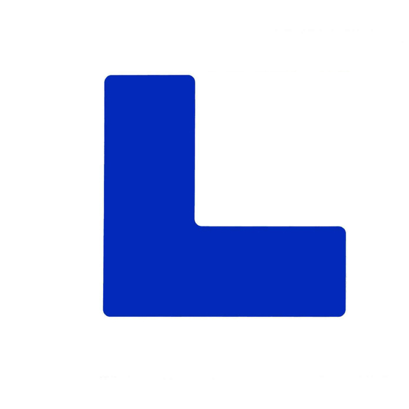 BLIVE BL-L-100-254-BL 划线区域定位地贴-L型 100*254MM 10片/包 （单位：包） 耐用乙烯 蓝色