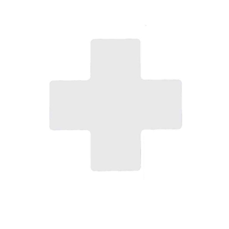 BLIVE BL-X-50-125-WT 划线区域定位地贴-+型 50*125MM 10片/包 （单位：包） 耐用乙烯 白色