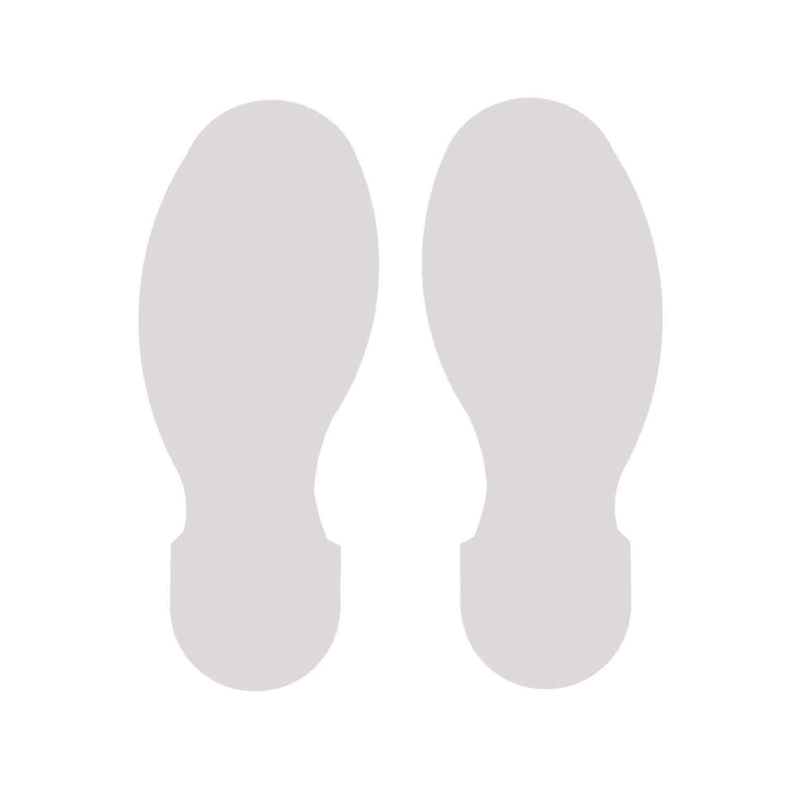 BLIVE BL-FT-89-254-WT 划线区域定位地贴-脚印 89*254MM 10片/包 （单位：包） 耐用乙烯 白色