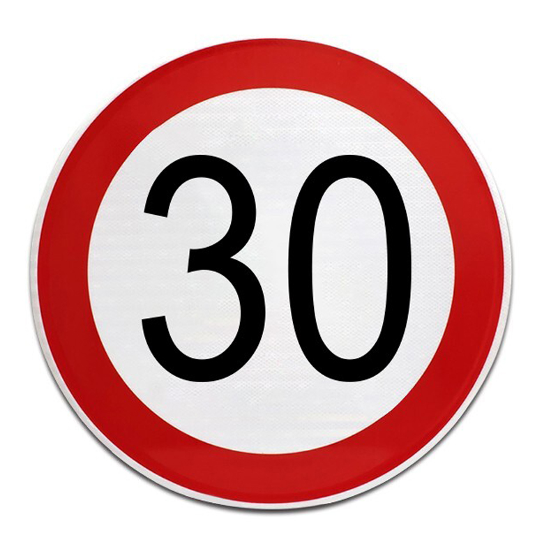 安赛瑞 11024 交通安全标识 直径60cm （单位：个）  红白相间