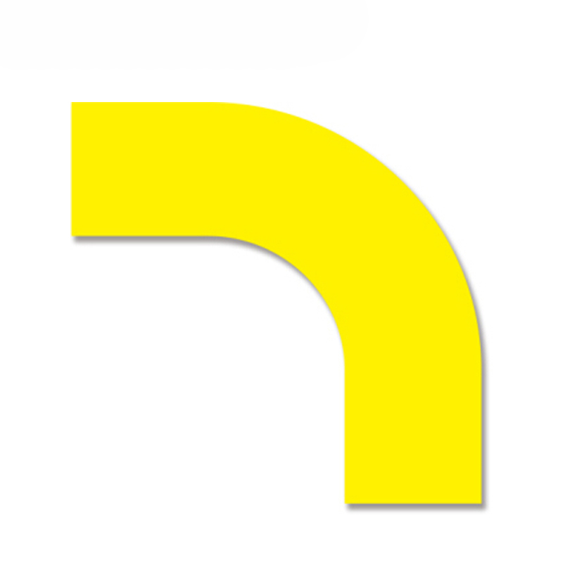 安赛瑞 11908 耐磨型拐角地贴 300*300*100mm 10片/包 （单位：包）  黄色