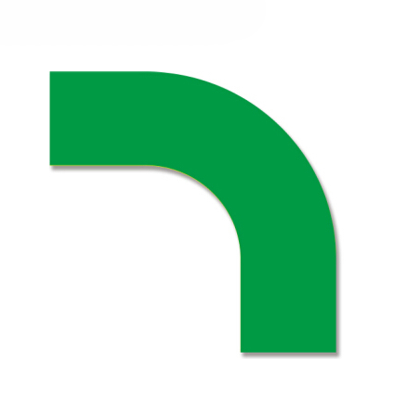 安赛瑞 11916 耐磨型拐角地贴 225*225*75mm 10片/包 （单位：包）  绿色