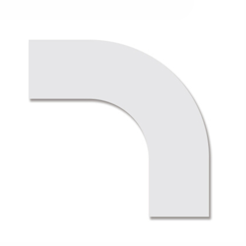 安赛瑞 11919 耐磨型拐角地贴 225*225*75mm 10片/包 （单位：包）  白色