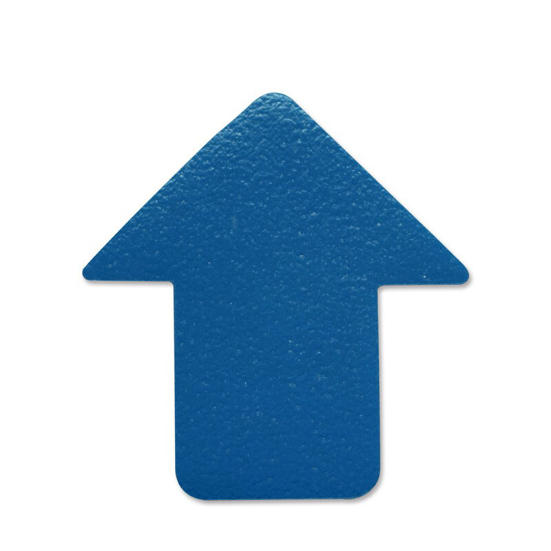 安赛瑞 15790 耐磨型5S管理地贴 76*70mm 10片/包 （单位：包）  蓝色