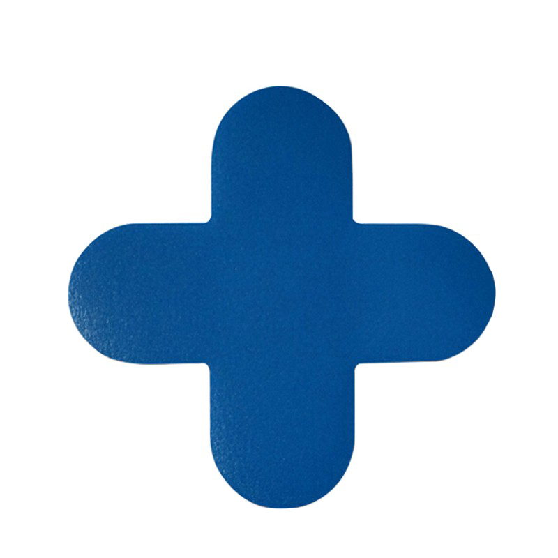 安赛瑞 15792 耐磨型5S管理地贴 15*15cm 10片/包 （单位：包）  蓝色