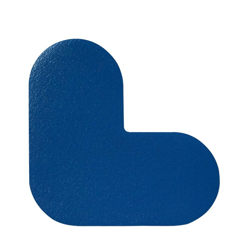 安赛瑞 15794 耐磨型5S管理地贴 10*10cm 10片/包 （单位：包）  蓝色