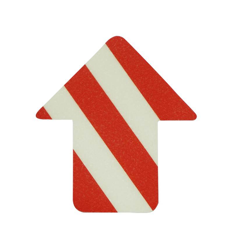 安赛瑞 15808 耐磨型5S管理地贴 76*70mm 10片/包 （单位：包）  红白