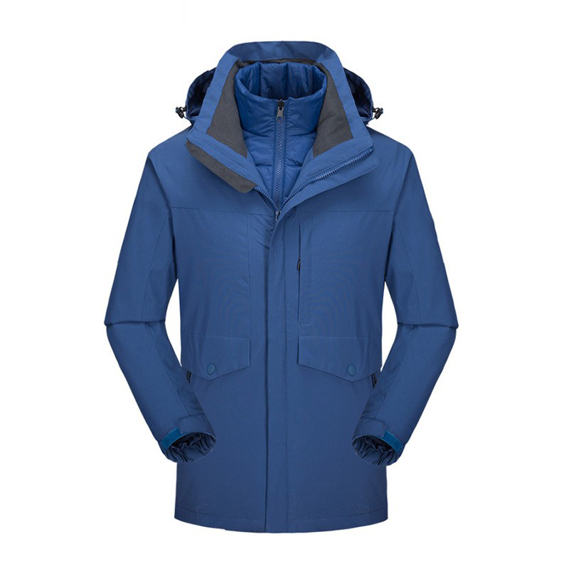 艾宏 AHFF-243 三合一防寒服 男款 XL码 （单位：件）  蓝色