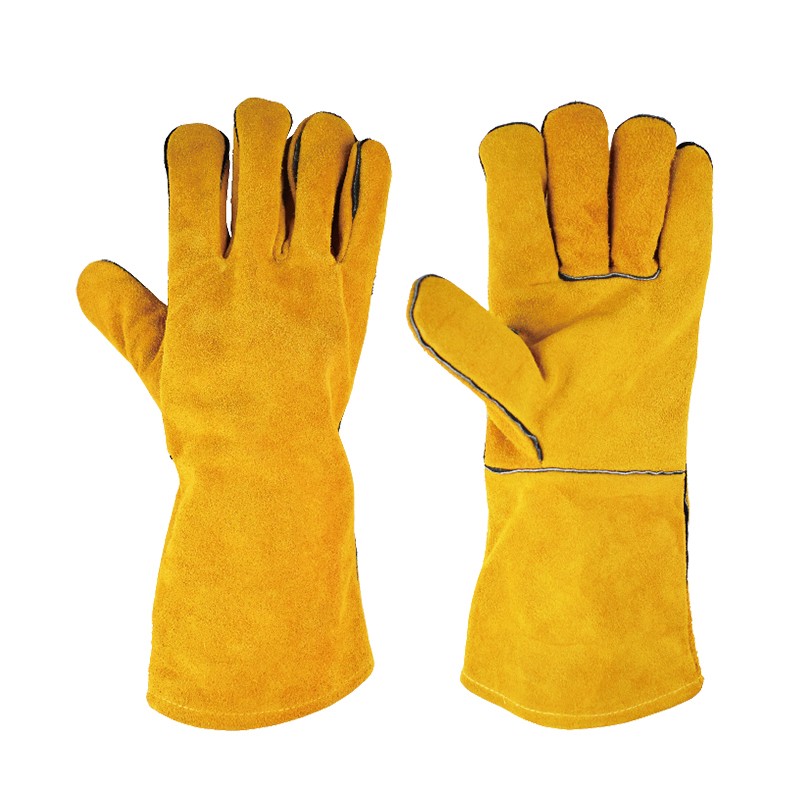 DEYOET DQ_P0028-ST 双层仰焊手套 14寸 （单位：双）  