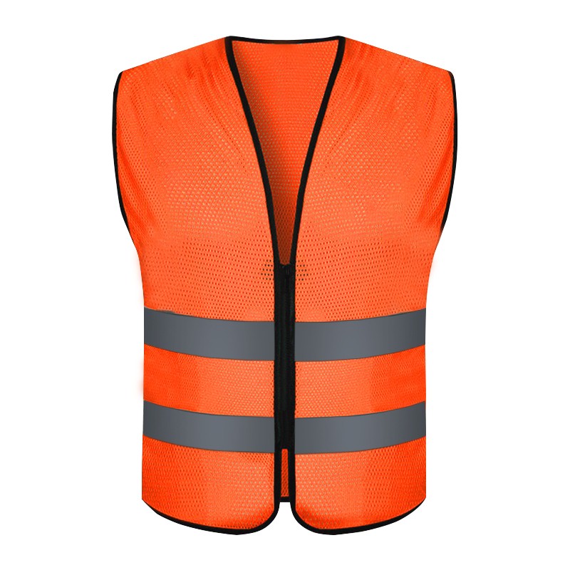 克鲁尼 拉链式 反光背心 59*68.5CM （单位：件）  橙色