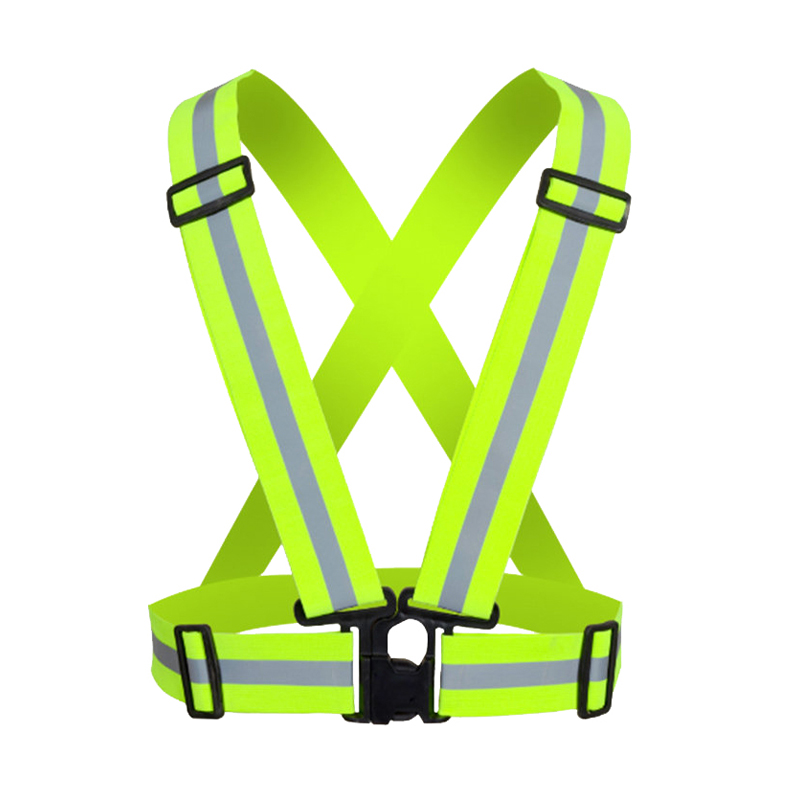 克鲁尼 可调式 弹力背带反光衣 均码 （单位：件）  绿色