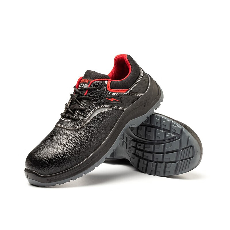 固邦特 GB-2102 防砸防刺穿劳保鞋 42码 6KV绝缘 （单位：双）  黑色