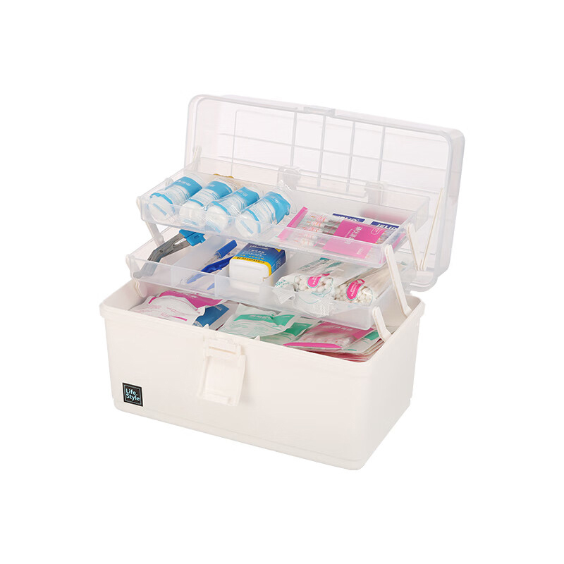 爱备护 ABH-J004A 外伤处理收纳家庭药箱 34*18*22.5cm （单位：个）  