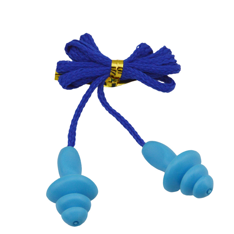 华特 降噪音圣诞树型带线 耳塞  （单位：副）  蓝色