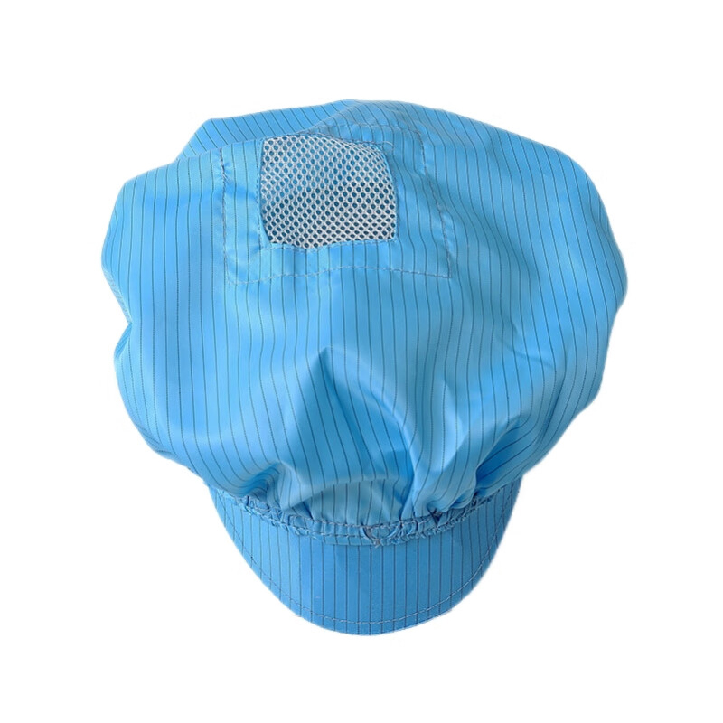鸣固 大工帽 防静电帽子 均码 （单位：个）  蓝色