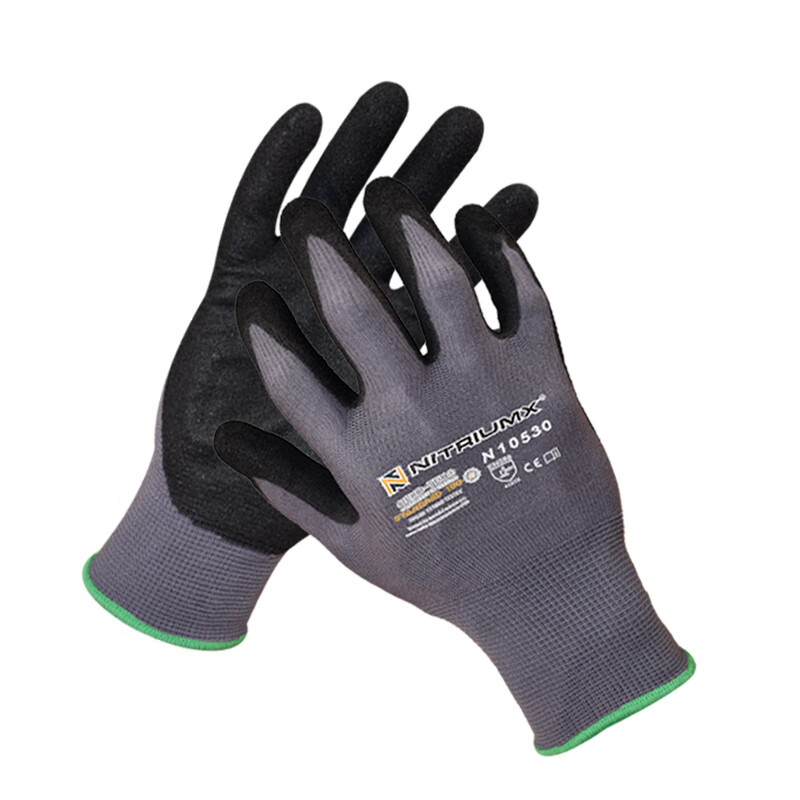 赛立特 N10530 防滑手套 9/L码 （单位：双）  灰色